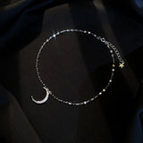 Christmas Gift Moon Charm Pendant Link Chain Anklet Party Jewelry for Women Beach Jewelry sl053