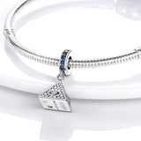 Fits Original Pandach Bracelets Silver Pyramid Demon Eye Charms Beads Women Silver Pendant Diy Jewelry 2023 New
