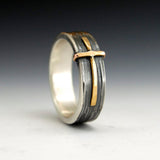 Aveuri Men Vintage Cross Religion Couple Ring Carve Men's Finger-Ring Jewelry Accessories Gift For Women