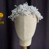 Handmade Pearl Bridal Headband Hair Vine Gold Wedding Tiara Hair Accessories Beaded Floral Women Jewelry Hairbands diadema