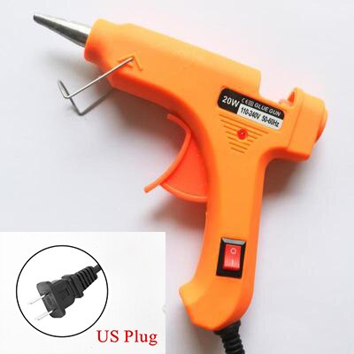 Aveuri 20W Professional High Temp Hot Melt Glue Gun Graft Repair Heat Pneumatic DIY Tools Glue For 7 mm Glue Stick resin tools