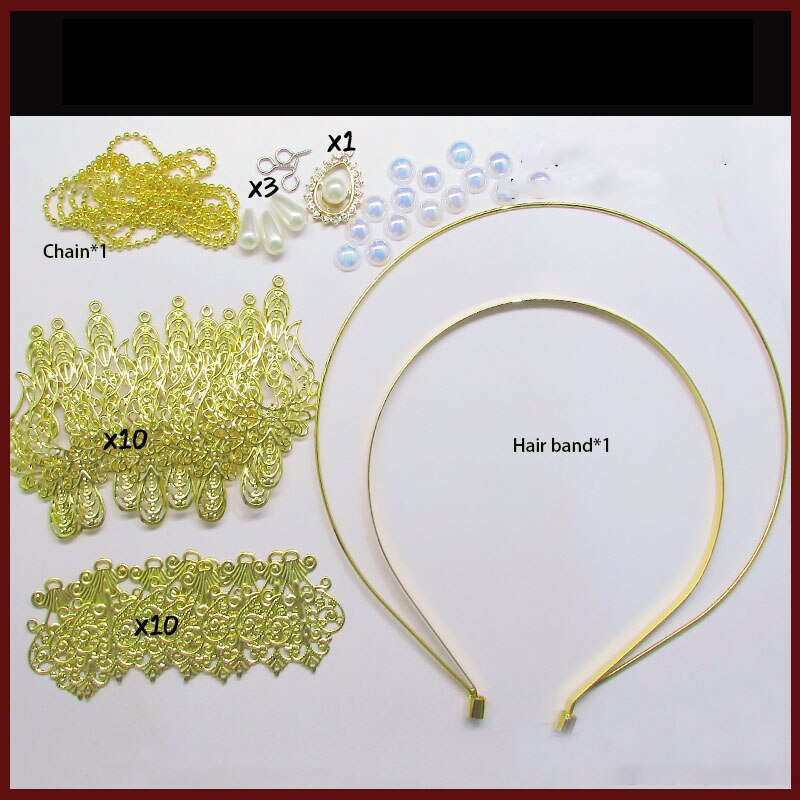 Lolita Hair Accessories Women Hair Ornaments Hairpin DIY Jewelry Findings Headband Headdress Jewelry Making Accessories Material