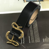 Aveuri Designer Unisex Jeans Men Belts For Women Luxury Brand Genuine Leather Snake Buckle Corset Belt High Quality Waistband G Strap