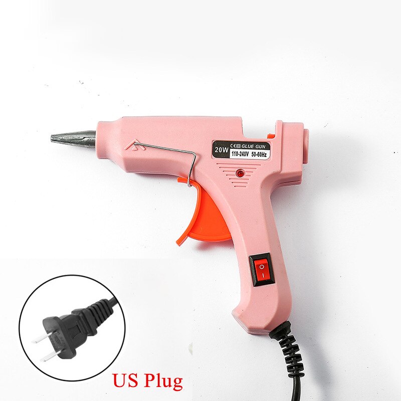 Aveuri 20W Professional High Temp Hot Melt Glue Gun Graft Repair Heat Pneumatic DIY Tools Glue For 7 mm Glue Stick resin tools