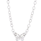 Christmas Gift Punk Butterfly Charm Necklace For Women choker collares Wedding Party Jewelry dz283