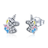AVEURI 2023 New Fashion Happy Horse Stud Earrings Women Summer Creative Pop alloy Animal Jewelry Present GAE496