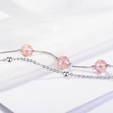 Christmas Gift alloy Double layer Round Bead Charm Bracelet For Women Bracelet &Bangle Jewelry SL192