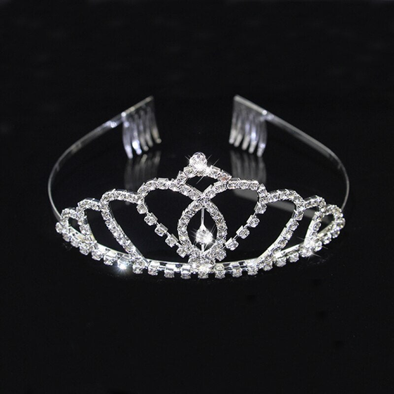 Graduation gift  New Wedding Crown Princess Tiaras Rhinestones Hair Jewelry Bridal Hair Accessories For Women Girl Crystal Fashion Party Gift