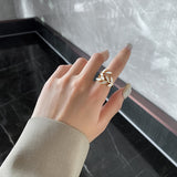 Christmas Gift 2023 New Creative Leaf Branch Shape Open Ring For Woman Fashion Korean Finger Jewelry Luxury Wedding Party Girl's Unusual Rings
