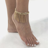 New Anklet Retro Claw Chain Rhinestone Alloy Anklet Lady Sexy Beach Jewelry Trend Anklet Gift Necklace Jewelry