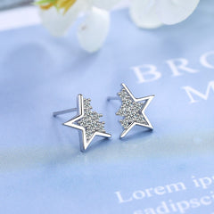 Christmas Gift Piercing Star Stud Earring For Women Girls Party Jewelry Pendientes Accessories eh949