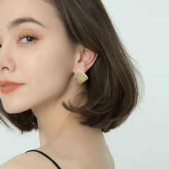 Korean Style Geometric metal Clip on Earrings Non Pierced  Ear Clips for Women Jewelry Wholesale