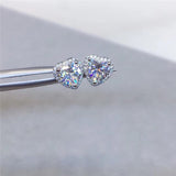 Christmas Gift Stud Earrings For Women Heart Cubic Zirconia Wedding Engagement Promise Bridal Elegant Jewelry Drop Shipping CCE663