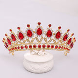 Christmas Gift Luxury Rhinestone Crystal Crown Bride Tiaras And Crowns Queen Diadem Pageant Crown Bridal Hair Jewelry Wedding Hair Accessories