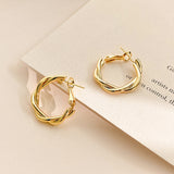 Aveuri 2023 Fashion Minimalist Large Circle Geometric Round Big Hoop Earrings For Women Girl Wedding Party Jewelry