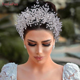 YouLaPan HP385 Luxury Headpiece for Bride Wholesale Rhinestone Birthday Party Wedding Tiaras Bridal Hair Accessories Women Tiara