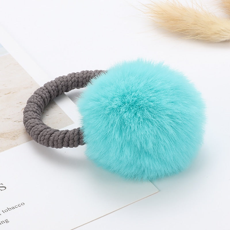 Back to school 2024 AVEURI Cute Imitation Water Ball Hair Ring Female Rubber Band Elastic Hair Bands Korean Headwear Children Hair Accessories Ornaments