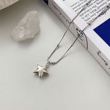 Aveuri  alloy Clavicle Chain Necklace for Women Accessories New Trendy Elegant Vintage Star Pendant Party Jewelry