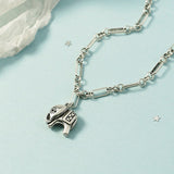 Christmas Gift Punk alloy Tassel Elephant Charm Bracelet & Bangle For Women Party Wedding Jewelry SL255