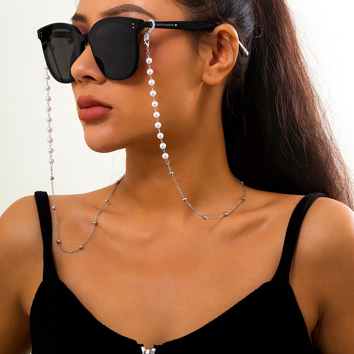 Aveuri  Minimalism Acrylic Seed Beaded Mask Glasses Chain For Women Sunglasses Holder Necklace Eyewear Retainer Accessories New