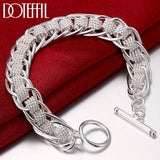 Aveuri Alloy High Quality Lady Bracelet Many Circle Charm Bracelets Jewelry for Women Men Wholesale Wedding Gift