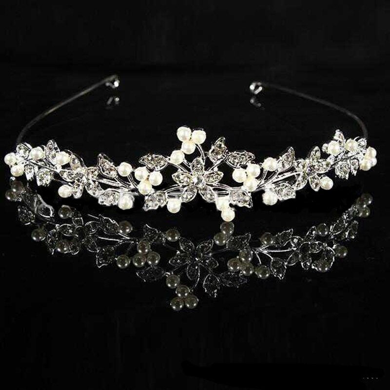 New Bridal Princess Crown Headband Crystal Tiaras and Crowns HairBand Rhinestone Wedding Jewelry Hair Accessories