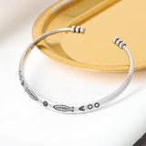 Christmas Gift alloy Vintage Fish Charm Bracelet &Bangle For Women Men Fashion Elegant Jewelry sl100
