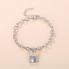 Aveuri - Lock Head Female Korean Personality Hollow Bracelets