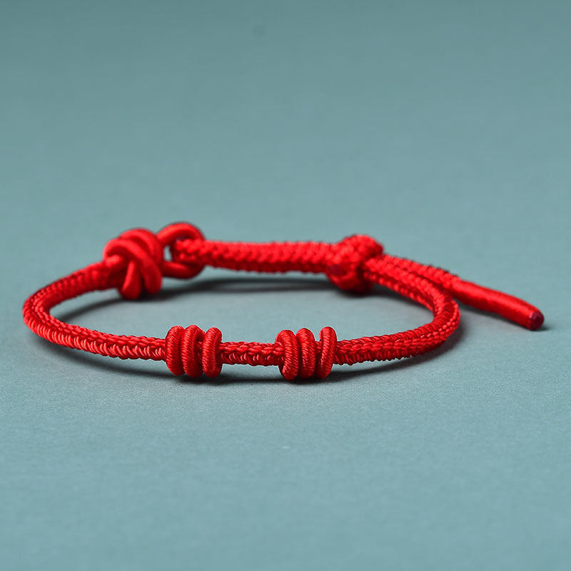 Aveuri - Women's Rope Wearable Lucky Beads Gold Pendant Bracelets