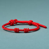 Aveuri - Women's Rope Wearable Lucky Beads Gold Pendant Bracelets