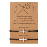 Aveuri - Stainless Steel Cross Shelf Personalized Creative Bracelets