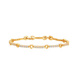 Aveuri - Jewelry Gold-plated Heart-shaped Minimalist Design Cold Bracelets