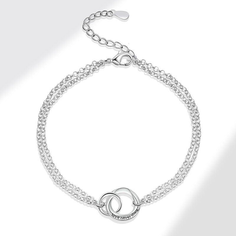 Aveuri - Korean Style Trendy Jewelry Valentine's Day Gift For Boyfriends Bracelets