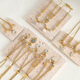 Aveuri - Luxury Personalized Diamond Titanium Steel Gold Plated Bracelets