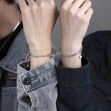 Aveuri - Magnetic Couple Pair Niche High-grade Heart-to-heart Choker Bracelets