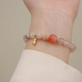 Aveuri - Cherry Agate Natural Crystal Small Fresh Bracelets