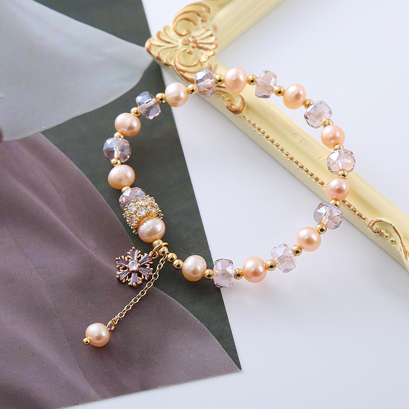 Aveuri - Korean Fashion Minimalist Design Freshwater Pearl Bracelets