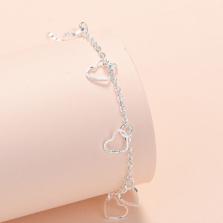 Aveuri - Jewelry Sier-plated Bell Love Star Flower Bracelets