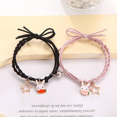 Aveuri - Female Couple Pair Rubber Band For Boyfriend Bracelets