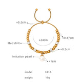 Aveuri - Luxury Personalized Diamond Titanium Steel Gold Plated Bracelets