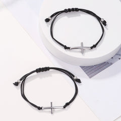 Aveuri - Stainless Steel Cross Shelf Personalized Creative Bracelets