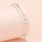 Aveuri - Jewelry Sier-plated Bell Love Star Flower Bracelets