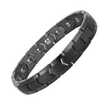 Aveuri - Men's Stainless Steel Magnetic Therapy Energy Ornament Bracelets