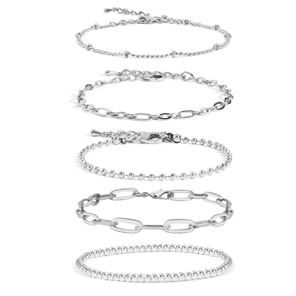 Aveuri - Ornament Simple Combination Suit Elastic String Beaded Bracelets