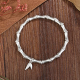 Aveuri - Female White Copper Sier-plated Frosted Summer Bracelets