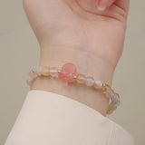 Aveuri - Cherry Agate Natural Crystal Small Fresh Bracelets