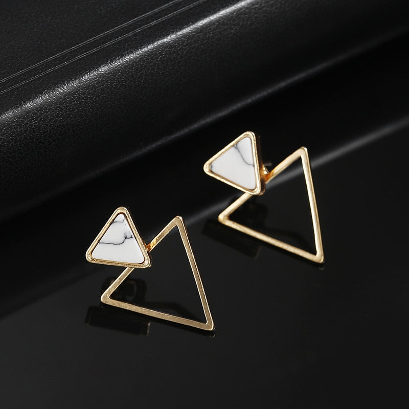 Aveuri New Fashion Round Dangle Drop Korean Earrings For Women Geometric Round Heart Gold Earring Wedding 2023 kolczyki Jewelry