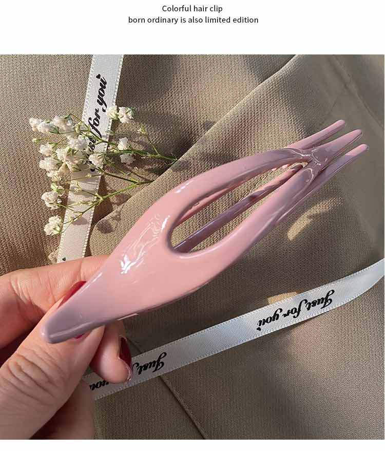 Candy Color Seamless Duckbill Clip Hair Claw for Women Girls Simple Large Hair Clip Face Wash Hairpin Headwear Hair Accessories