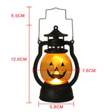 Aveuri 2023 Halloween LED Pumpkin Lamp Funny Ghost Lamp Horror Candle Lamp Retro Small Oil Lamp Horror Props Halloween Decorations For Home