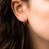 Aveuri 14Mm Ear Cuff Small Hoop Earrings Stainless Steel Big Hoop Earrings Women Ear Rings  Pendientes Mujer Moda 2023 Dropshipping